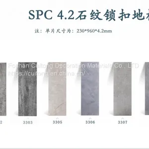 Imitation Marble Plastic Floor Imitation Stone Floor Tile SPC Floor Cement Stone Plastic Floor Manufacturers Wholesale China Guangdong Manufacturing thumbnail-5