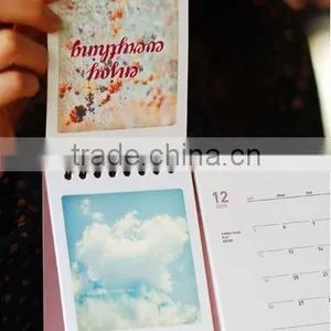 Chinese Cheap Paper Promotional Table Calendar 2016 thumbnail-3
