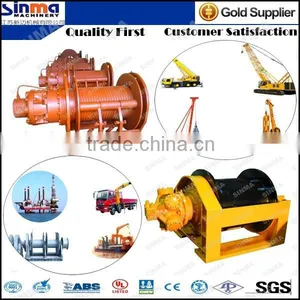 Low Energy Consumption Low Noise HYDRAULIC WINCH for Crane/Drilling/Vessel thumbnail-1