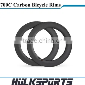 700c Full Carbon Tubular Road Bicycle Rims Toray T700 Carbon Rims for Road Bicycle 3K/UD Carbon Road Bike Rim thumbnail-1