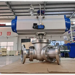 Powder Conveying Specialized Pneumatic Y-Type Ball Valve, Full Bore Design With No Dead Space for Clean Media thumbnail-3