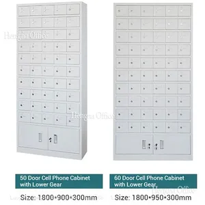 Anti-Tamper Device Charging Locker, All-Steel Secure Storage Cabinet With Catalog Slots and Overload Protection thumbnail-5