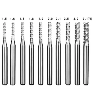 PCB Router Bit, Carbide End Mill Cutter 0.6-1.5mm thumbnail-4