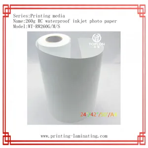 RC Paper/RW260G: Glossy/Matte 260gsm High Glossy Paper Inkjet Photo Paper Digital Paper for Wedding Album Wedding Frame Wall Frame thumbnail-1