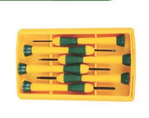 6-Piece Watchmaker's Screwdriver Set, Multi-Type Precision Micro Driver Kit thumbnail-1