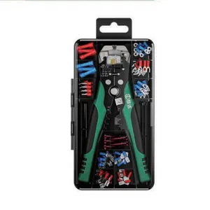 231Pcs Multi-function Wire Stripper Tool Kit With Assorted Wire Terminals, Crimping Stripping Cutting Plier Set in Plastic Case thumbnail-1