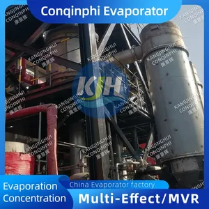 Automatic PLC Controlled Falling Film MVR Vacuum Evaporator for Continuous Operation thumbnail-3
