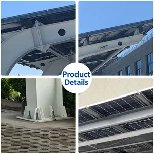 Electric Car Charging Station System Solar Powered Solar Panel Carport thumbnail-4