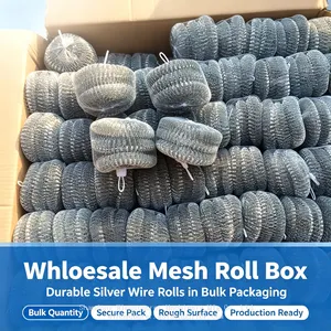 Cheap Price Galvanized Wire Cleaning Ball Reusable Abrasive Metal Scrubber for Pots, Grills & Ovens Wholesale thumbnail-3