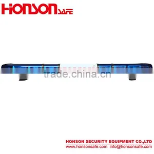 Led Warning Lightbar 47'' Hot Sell DC12V 24V Low-Profile Vehicle Warning Police Lightbar With Speaker HS8130 thumbnail-2