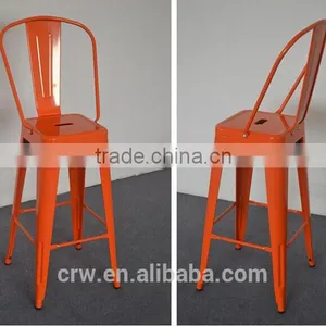 MCH-1503-2 Replica Xavier Pauchard Wide Back Metal Bar Chair,Dining Chair,Restaurant Chair thumbnail-3