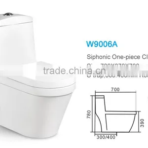 W9006 High Quality and Cheap Bathroom Accessory Toilet Bowl thumbnail-5