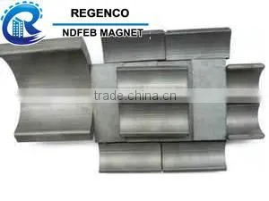 Strong Sintered Permanent Rare Earth Segment Neodymium NdfeB Arc Magnets for Rotors thumbnail-1
