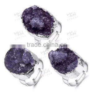 Direct Sale Luxury Purple Mood Ring, Nice Gift Natural Stone Jewelry thumbnail-2