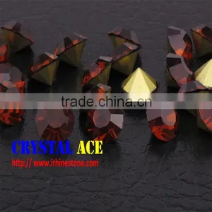 Point Back Rhinestone, Foiled Back Chatons, MC Crystal thumbnail-1