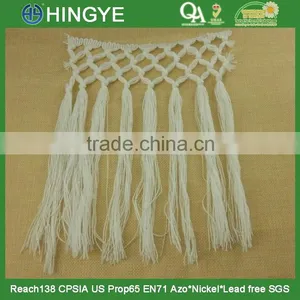 Wholesale White Cotton Tassel Long Fringe Trim H1546 Quality Choice thumbnail-2