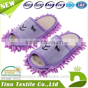 Flip Flops Slippers Mop Slippers Custom Made Washable Dust Mop Slippers Quality Choice thumbnail-1