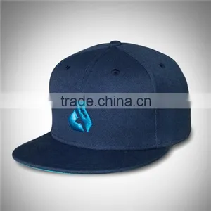 3D Embroidery Logo Snapback Cap, Trucker Cap, Blue Cap thumbnail-2