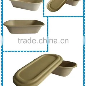 Bamboo Fiber 29oz Salad Box With Lid thumbnail-1