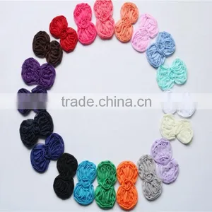Boutique Cheaper Hair Bows , Shabby Chiffon Bows Wholesale thumbnail-1