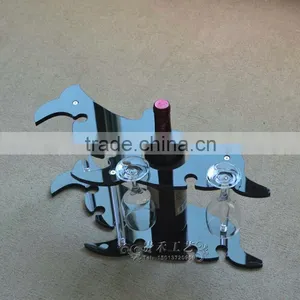 GH-RZ240 High Quality Small Acrylic Wine Display Racks ,customized Acrylic Wine Racks thumbnail-4