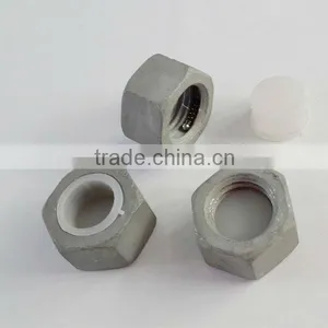 No.3 Zinc Plated With Pring and Ball Transmission Line Hex Lock Nut thumbnail-1