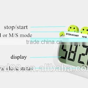 Promotion Smile CountUp and Countdown Large Digital Kitchen Timer With Magnet / Electronic Items Manufacturer thumbnail-4