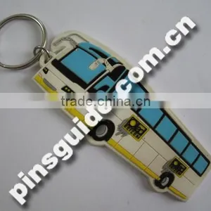 2D Custom Car Shape Soft PVC Keychains thumbnail-1