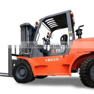 Made in China Wholesale 5ton Goodsense Brand Gasoline Forklift Trucks for Sale thumbnail-1