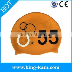 Personal And Colorful, Hot Selling New Silicone Swimming Cap Design Your Own Swim Cap thumbnail-1