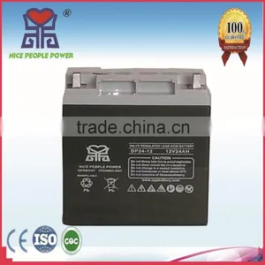 Accept LC / TT Payment for Lead Acid Battery 12V24AH Nice People Power Battery thumbnail-1