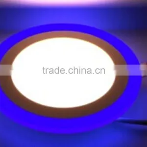 2016 Hotsale 6w/9w/16w Double Color Step Led Panel Light Surface Smd Recessed Round Slim Led Panel Ligh thumbnail-1