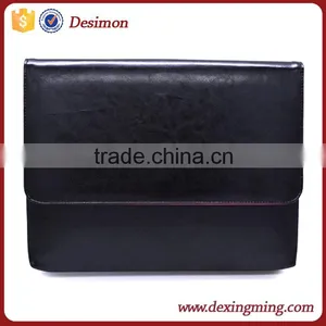 Custom pu Leather Bottom Bag Magnetic Button Leather Laptop Sleeve thumbnail-6