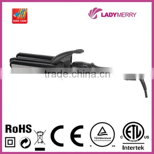 Classic 430F/220C Soft Grip Tourmaline Ceramic Hair Triple Curler With CE ROHS CTUVUS Certification thumbnail-1