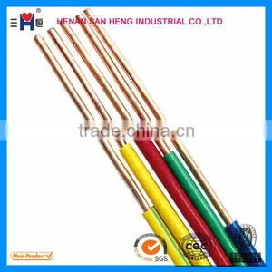 600V Single Core Cu/pvc 600v Insulated Pvc Copper Strand TW THW Cable Wire thumbnail-2
