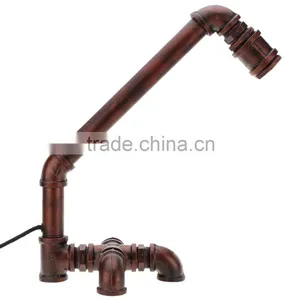 Retro Vintage Edison Table Lamp Light Bulb Vintage Table Lamp Personalized Water Pipe Desk Lamp For Home Bar Decor AC 220V/110V thumbnail-5