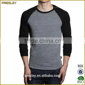 2016 Custom Raglan 3/4 Baseball t Shirts Wholesale Short Sleeve Cotton Raglan Jersey t Shirts Printing Design thumbnail-1