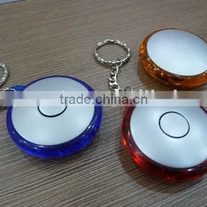 Round Shape Promotion Mini Led Flashlight Keychain thumbnail-1