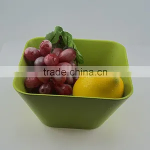 Bamboo Fiber Salad Square Bowl thumbnail-1
