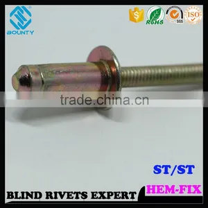 HIGH QUALITY HOT SELLING FACTORY HIGH SHEAR STRENGTH HEM-LOCK POP RIVETS FOR WAREHOUSE RACKING thumbnail-5