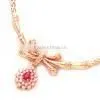Studded Gold Necklace thumbnail-1