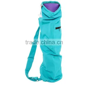 Fitness Drawstring Canvas Duffel Waterproof India Yoga Mat Bag thumbnail-4
