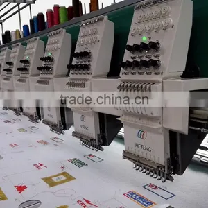 Computerized 24 Heads High Speed 1200rpm Flat Embroidery Machine thumbnail-1