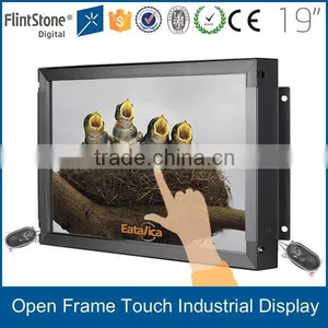 15", 19",22" Kiosk POS VGA AVI Open Frame Touch Monitor, Industrial LCD Monitor Frameless Touch Screen thumbnail-1