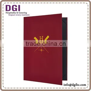 Fabric Menu for Hotel / Menu Cover Fabric / Quality Menu Factory Directed Sale thumbnail-5