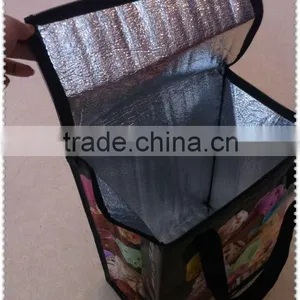 Non Woven With Laminated Printing Ice-cream Cooler Bag thumbnail-1