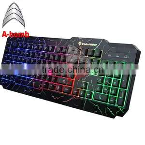 2016 A-bomb Waterproof Keyboard Mechanical Gaming Computer Keyboard With LED Light thumbnail-1