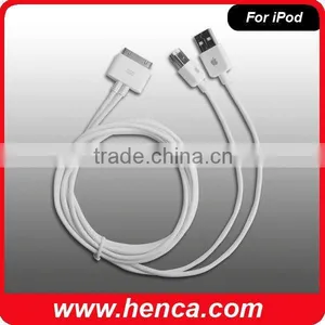 Multifunctional 2 in 1 Usb Data Cable for IPod,iphone thumbnail-1