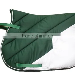 Polycotton Quilted Horse Saddle Pads thumbnail-1