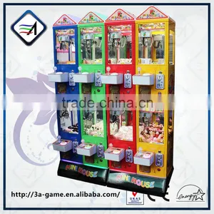 New Design Mini House 4 Parts of Claw Crane Machine Arcade Game for Gift Coin Selector Game thumbnail-1